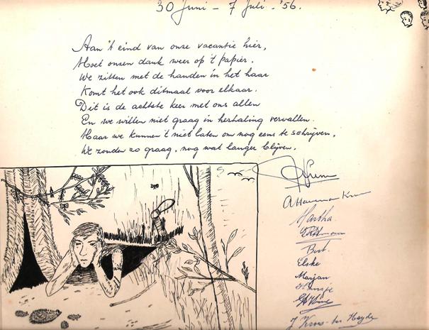 Gastenboek 1956
