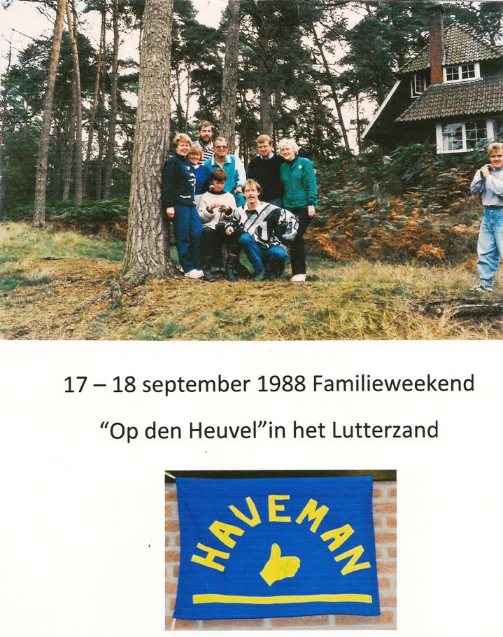 Familieweekend "Op den Heuvel" in het Lutterzand 1988