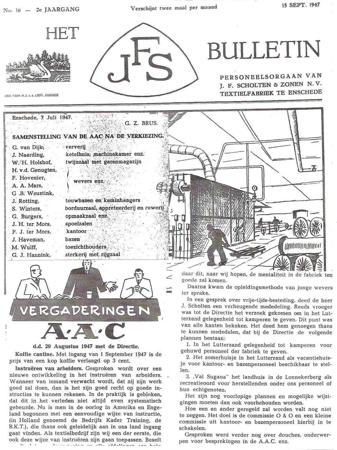 JFS bulletin 1947